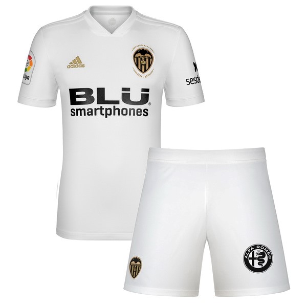 Maillot Football Valence Domicile Enfant 2018-19 Blanc